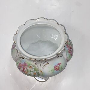 Antique Germany Hand Painted Porcelain Jardiniere